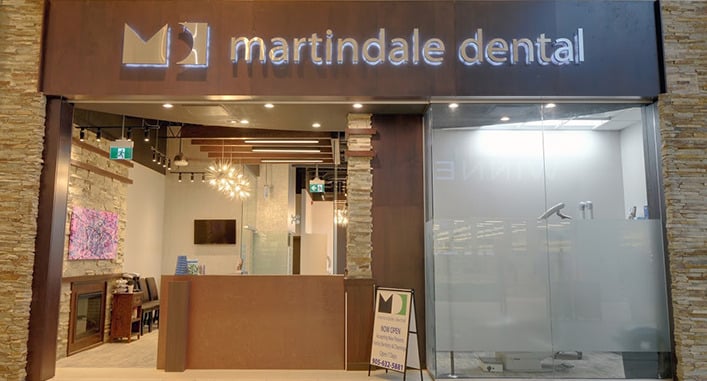 picature of the front reception area of the Martindale Dental Burlington Dentist office