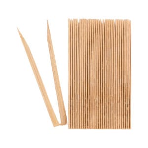 photo of soft wooden toothpicks as an alternative to dental floss